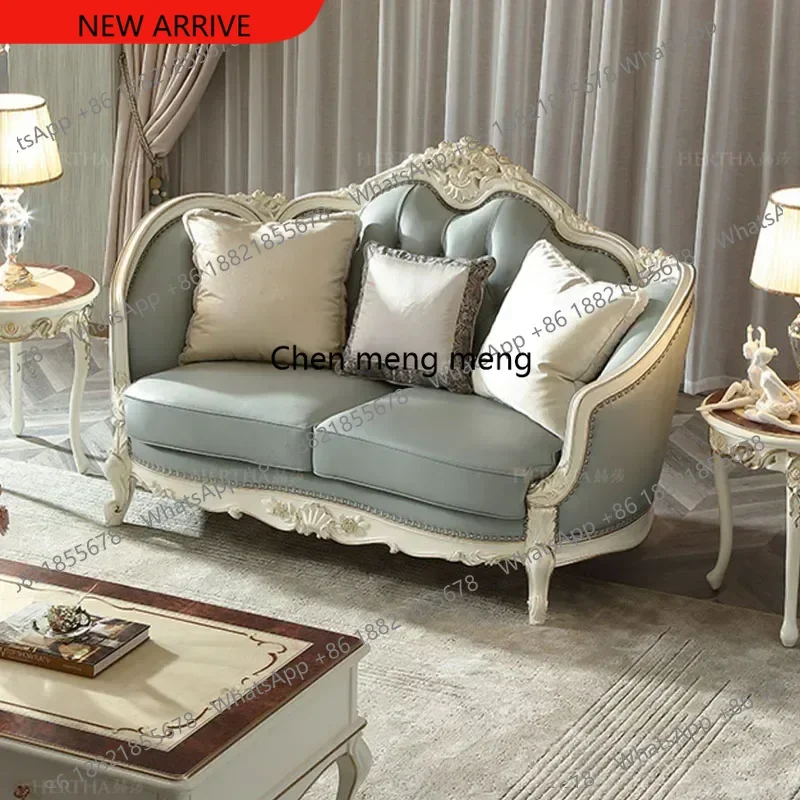 N178 Ergonomic Cushion Sofa Armrest Luxury Lounge Elegant Living Room Sofa Couples Comfortable Unique Bedroom Divano Salon