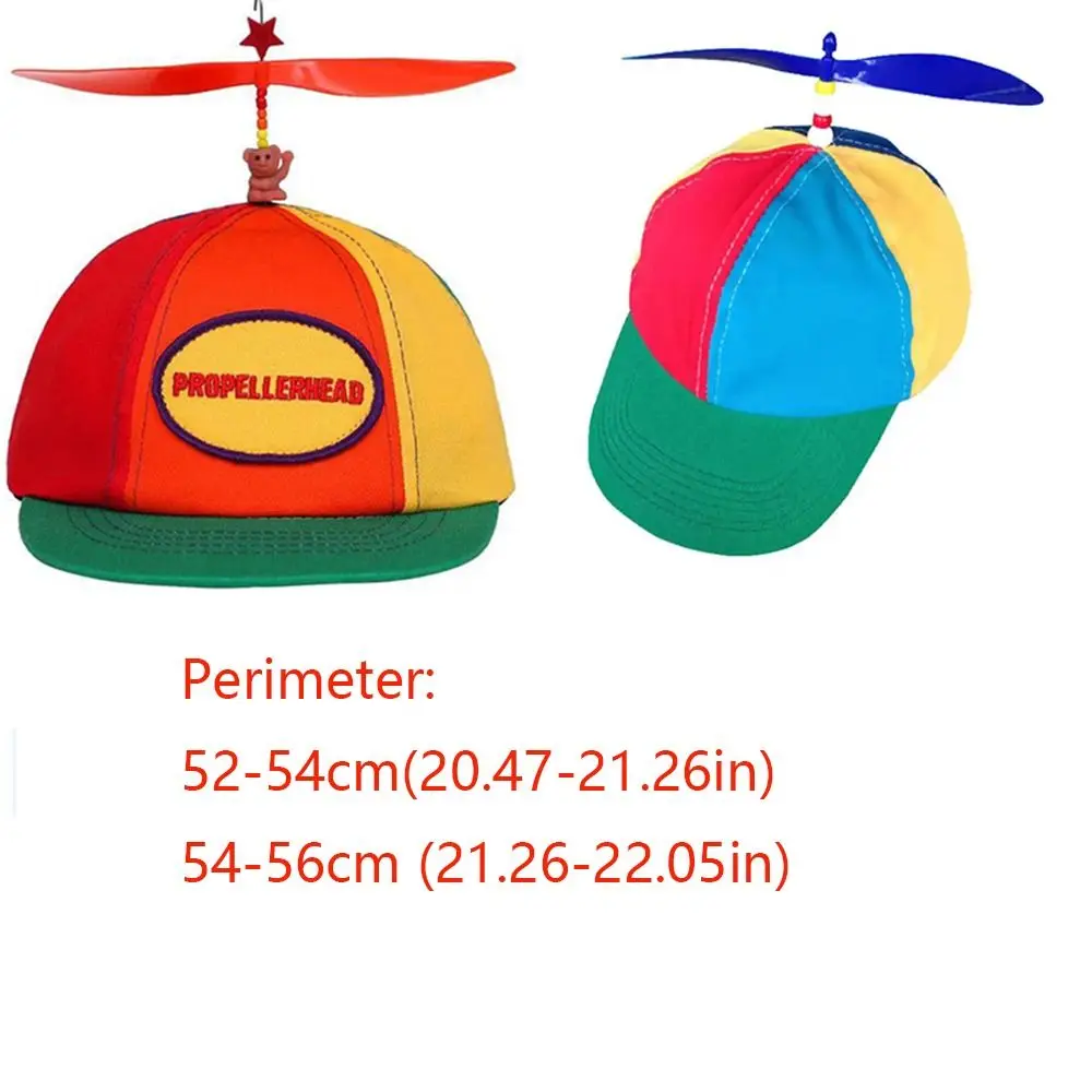 Adjustable Dragonfly Baseball Cap New Funny Helicopter Propeller Bamboo Dragonfly Baseball Cap Color Propeller Bucket Hat Kids