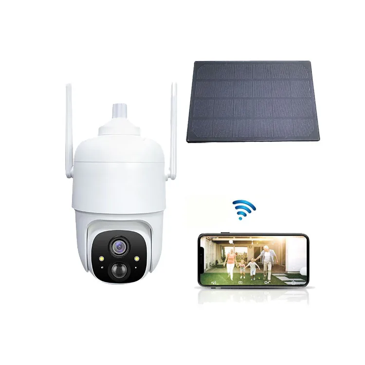 Hot Top Sellers Wireless Home 360 Degrees 4G Wifi CCTV Security Solar Network Camera