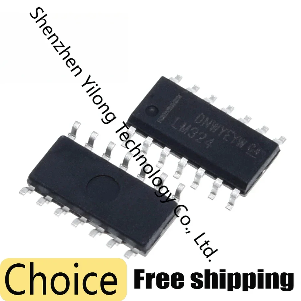 

10PCS LM324DR LM324 LM324DR2G LM324DT For Amplifier module