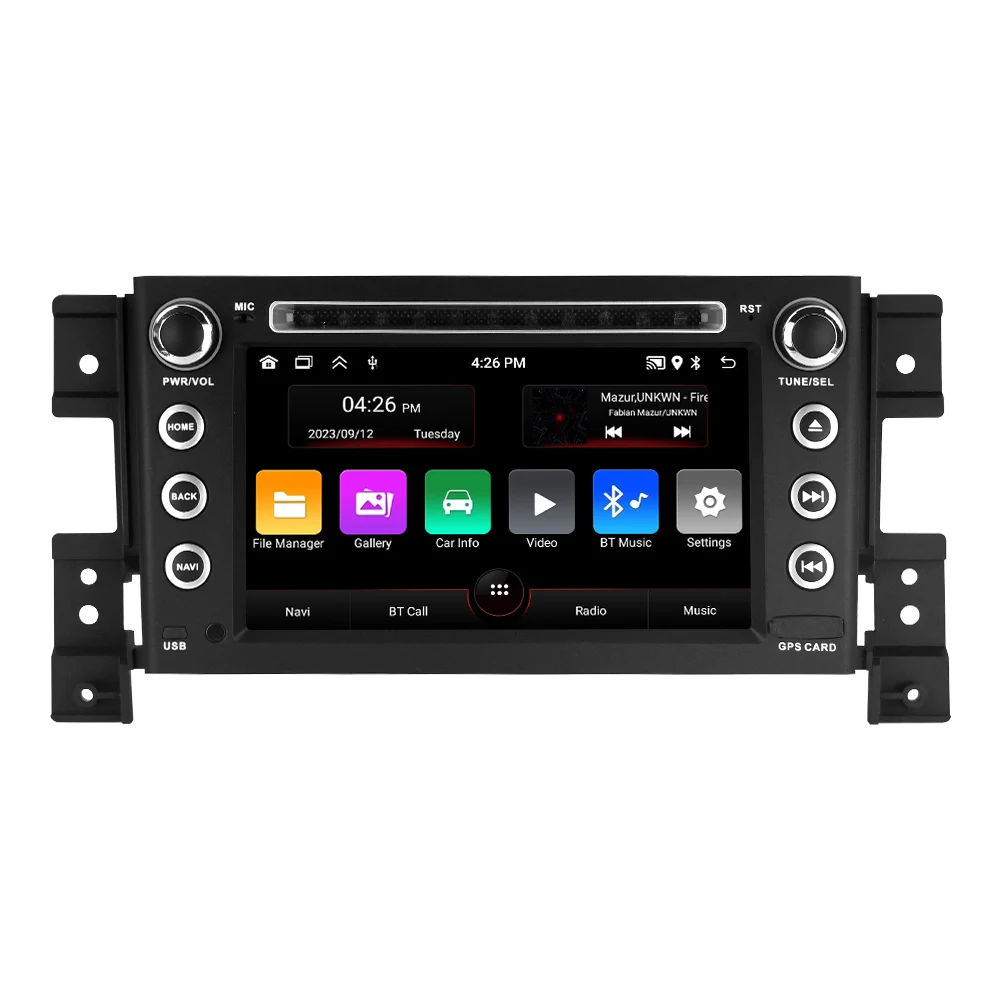 MEKEDE 7 zoll Auto Intelligente System Radio RDS GPS Carplay Für Suzuki Grand Vitara 3 2005-2015 2 Din auto Stereo Multimedia Player
