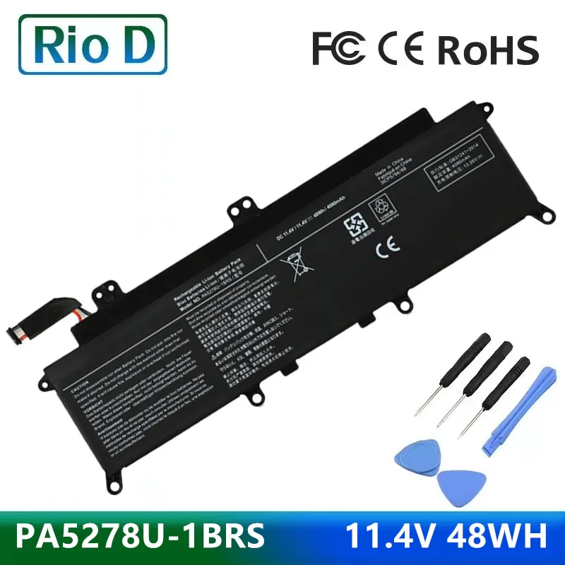 

PA5278U-1BRS 11.4V 48Wh Laptop Battery For Toshiba Portege X30-D X30-E X30-D-123 X30-D-11U X40-D Tecra X40-E X40-F