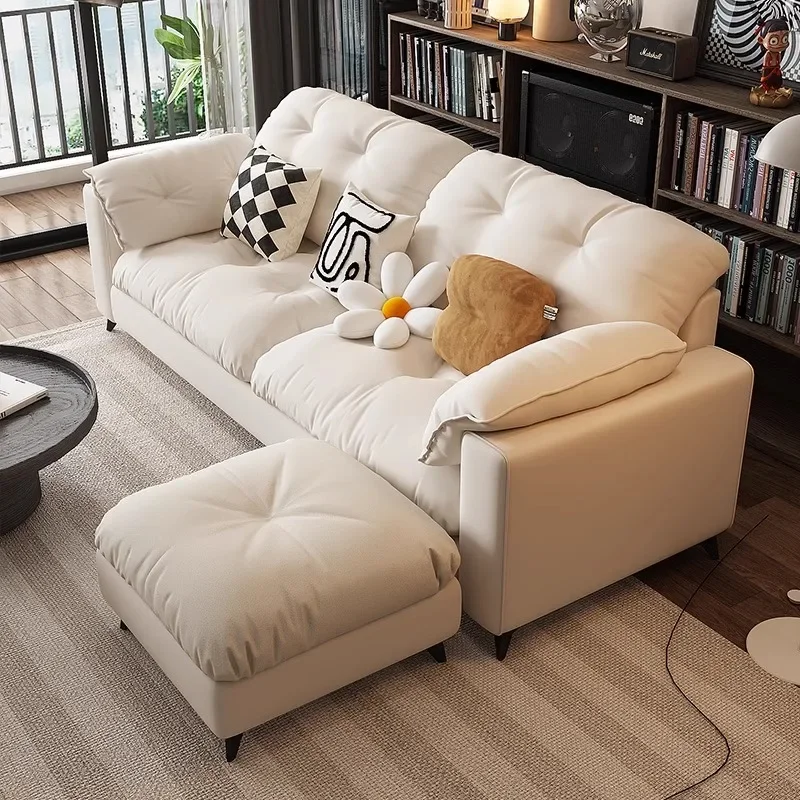Designer Modern Living Room Sofas Vintage Gray Luxury Lazy Living Room Sofas Nordic Lounges Couch Wohnzimmer Sofa Furniture