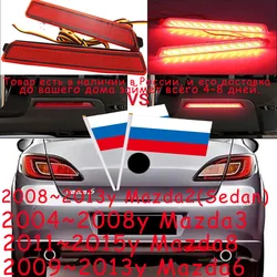 Russian stock car bumper taillight for mazda 6 Mazda6 rear light 2009~2013y car accessories LED Tail light for Mazda6 rear lamp