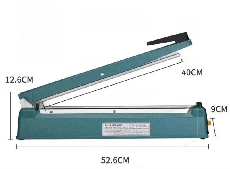 

5mm 8mm 400 Type Iron Shell Hand Pressure Sealing Machine 8-speed Adjustable Film Sealing Machine
