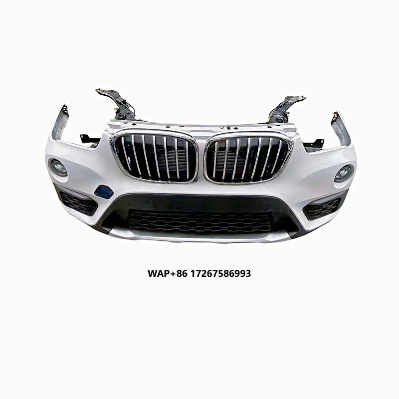 

2016-2019 X1 F48 Front Bumper Kit, Second-hand Assembly with Radiator Electronic Fan Front Mouth Surround,