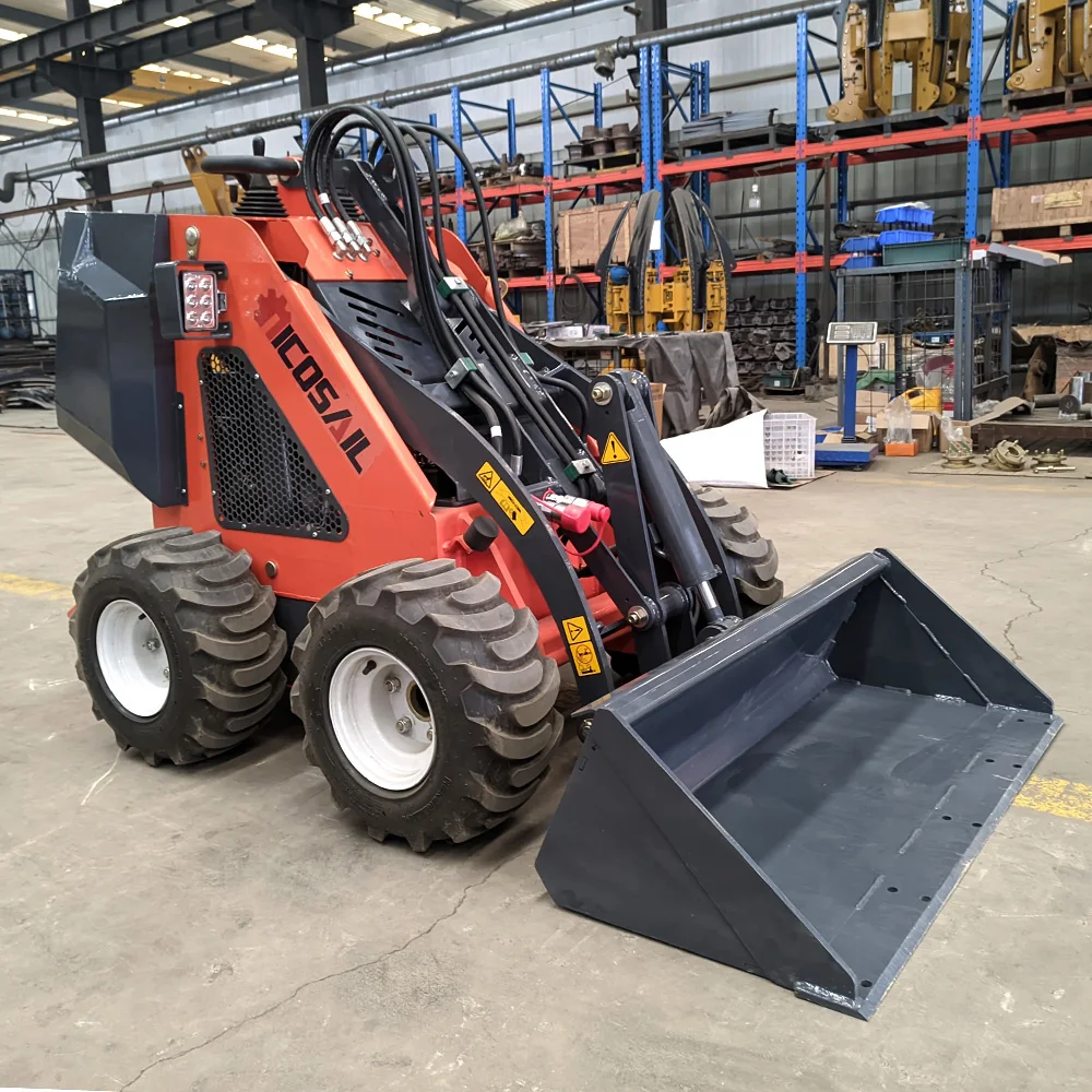 Imported Kubota diesel engine closed hydraulic system small skid steer loader customized product