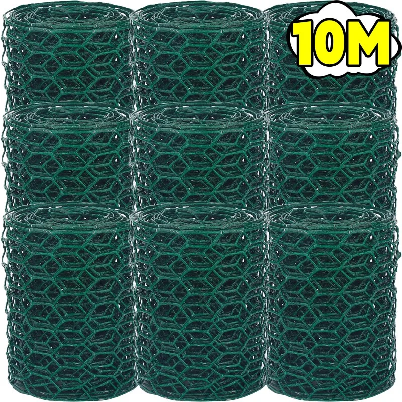 

Сетка шестиугольная для сада, крепления цветочных композиций, ограждений для животных, DIY-вольеров для кур и кроликов, сетка для разведения, забор