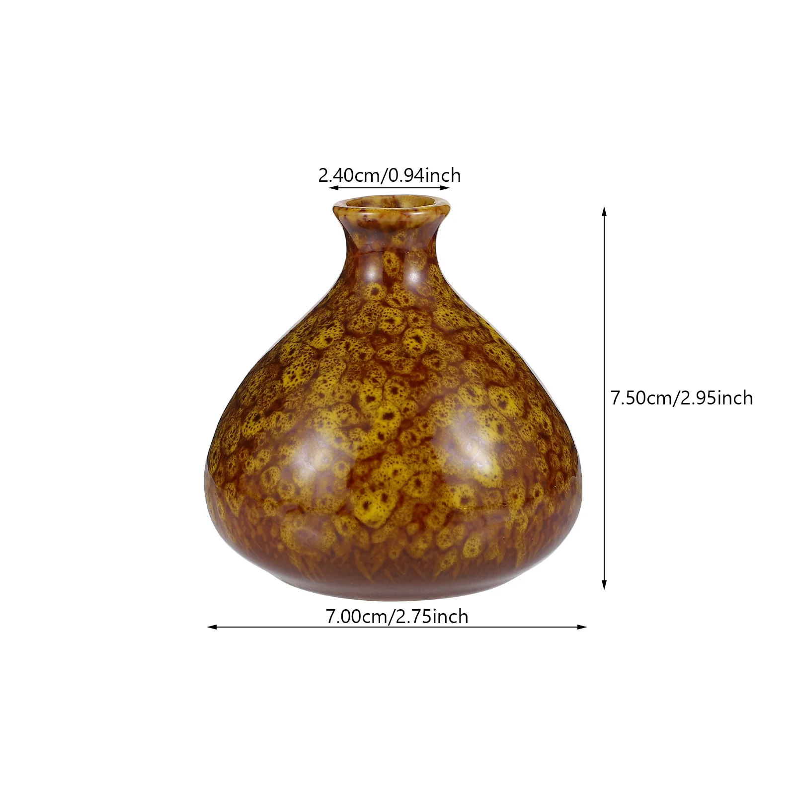 

Ceramic Small Vase Decorative Floral Flower Unique Arrangement Hydroponic Creative
