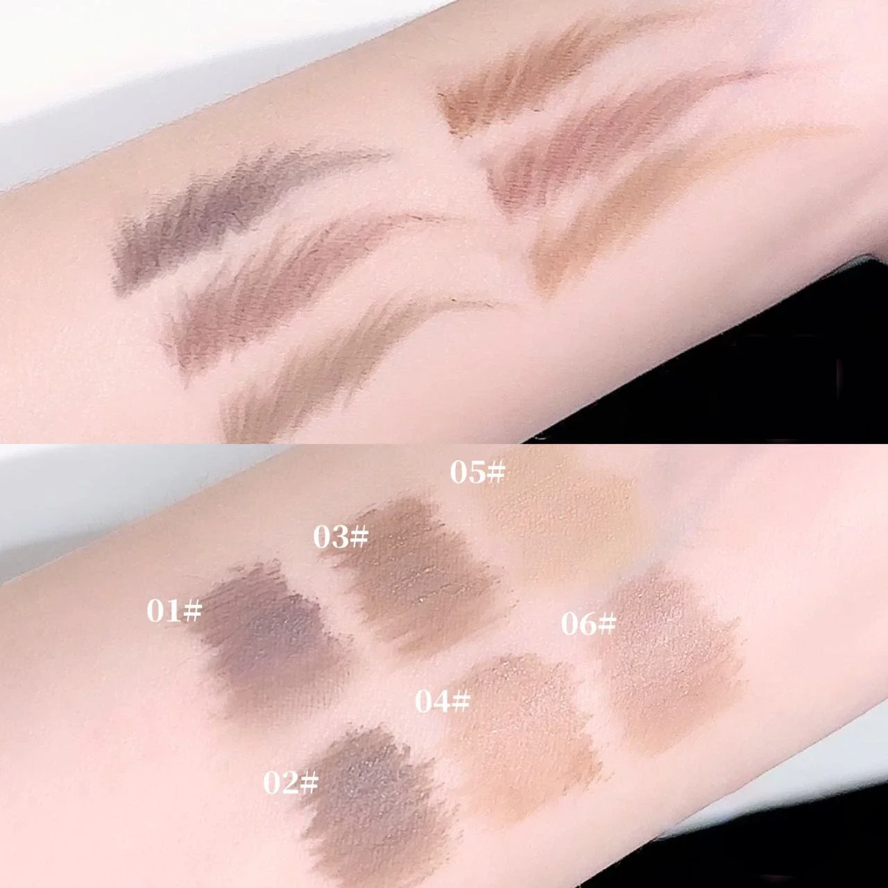 3D Wenkbrauw Kleurstof Crème Grijs Bruin Dubbele Hoofd Wenkbrauwpotlood Langdurige Waterdichte Wenkbrauw Pen Tint Mascara Verbeteren Cosmetica