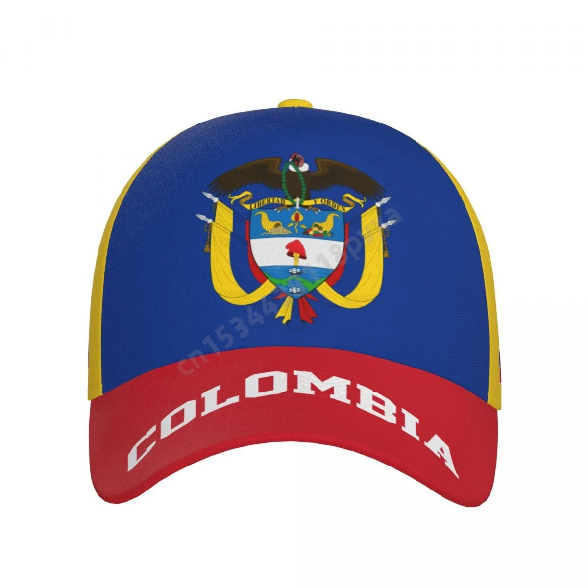 Unisex Colombia Flag Colombian Adult Baseball Cap Patriotic Hat for Baseball Soccer Fans Men Women