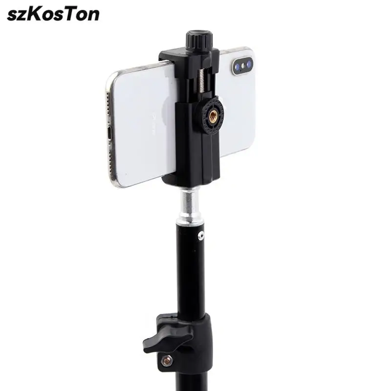 1/4 Inch Screw Universal Tripod Stand Phone Clip Hole Holder For Tripod Mobile Smart Phone Accessories Stand Mount