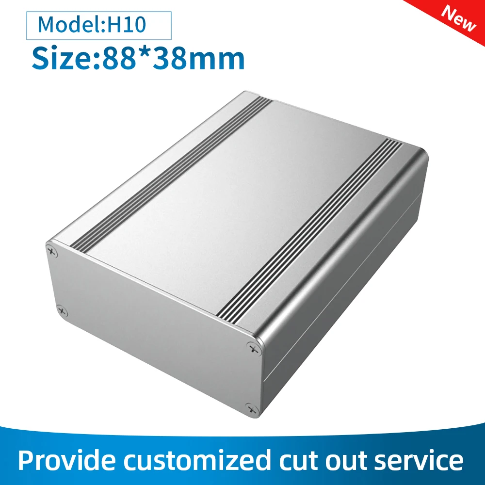 Oem High Quality Custom Split Type Case Fabrication Electronic Instrument Box Aluminum Extrusion Enclosure H10 88*38MM