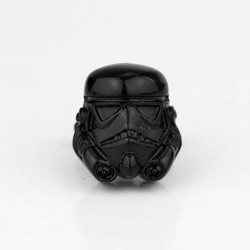 Star Wars Alloy Cufflinks Black Imperial Stormtrooper Helmet Cufflinks Clasp For Men Shirt Cuff Buttons Party Accessories