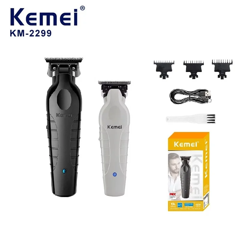 Kemei Herren-Haarschneidemaschine, kabellos, USB wiederaufladbar, elektrische Haarschneidemaschine KM032, Trimmer, elektrische Haarschneidemaschine KM-2299