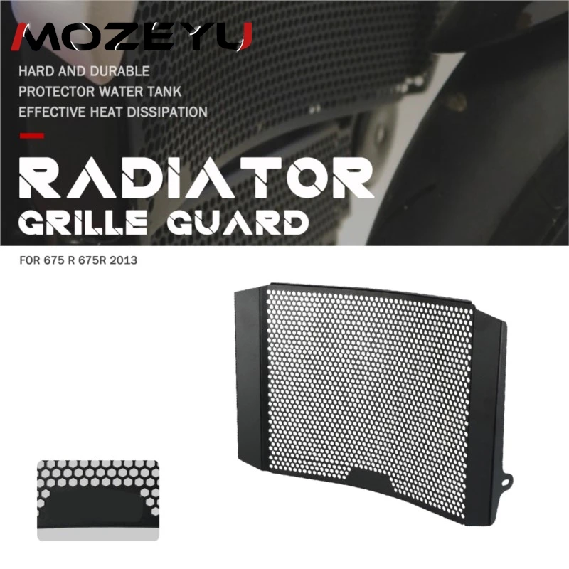 Motorcycle Radiator Guard Grille Cover For Street Triple R Street Triple675 675 R 675R 2008 2009 2010 2011 2012 2013 2014 - 2016