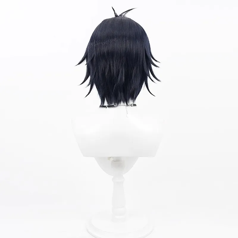 วิกผมคอสเพลย์ชาร์ลอตต์ ทาคาจู โจทาโร่ สีน้ำเงินเข้ม ทรงเลเยอร์ ของขวัญวันฮาโลวีน
