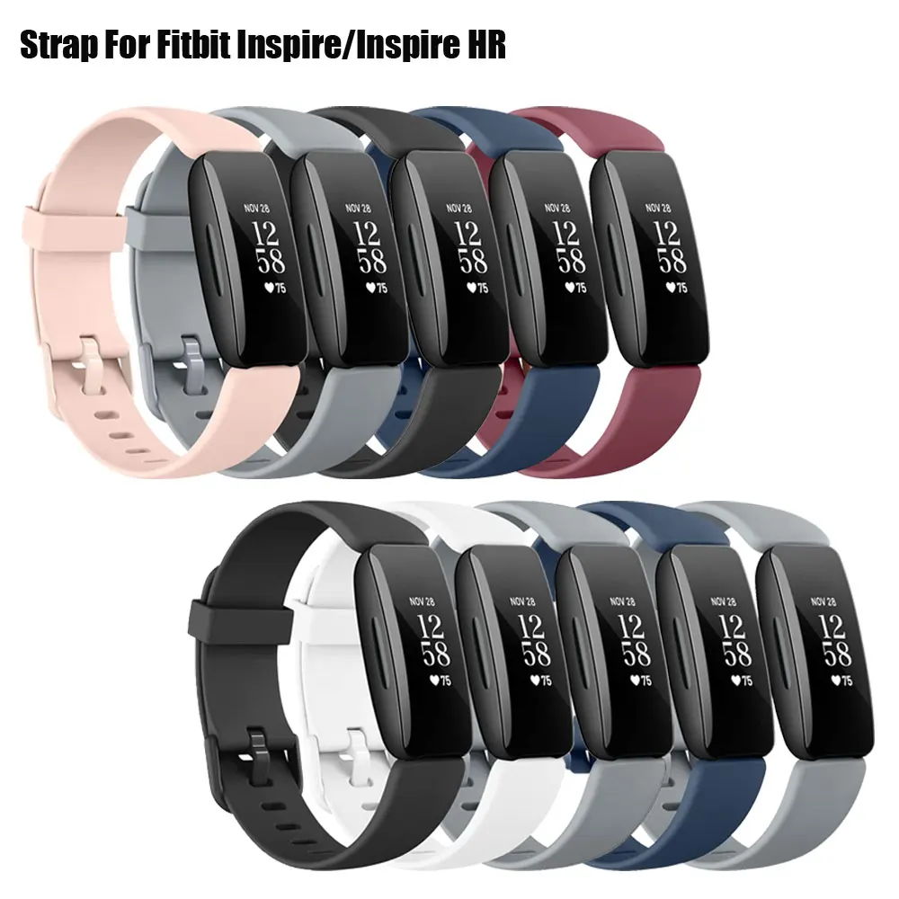 For Fitbit Inspire HR Fashion Silicone Strap  For Fitbit Ace 2  New Sport Unisex Frontier/Classic Wrist Bands Strap Accessory