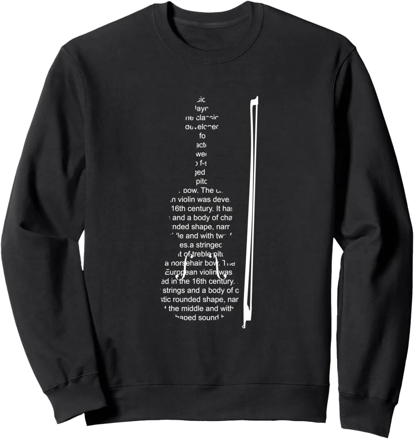 Awesome Violin String Musical Instrument Gift Sweatshirt