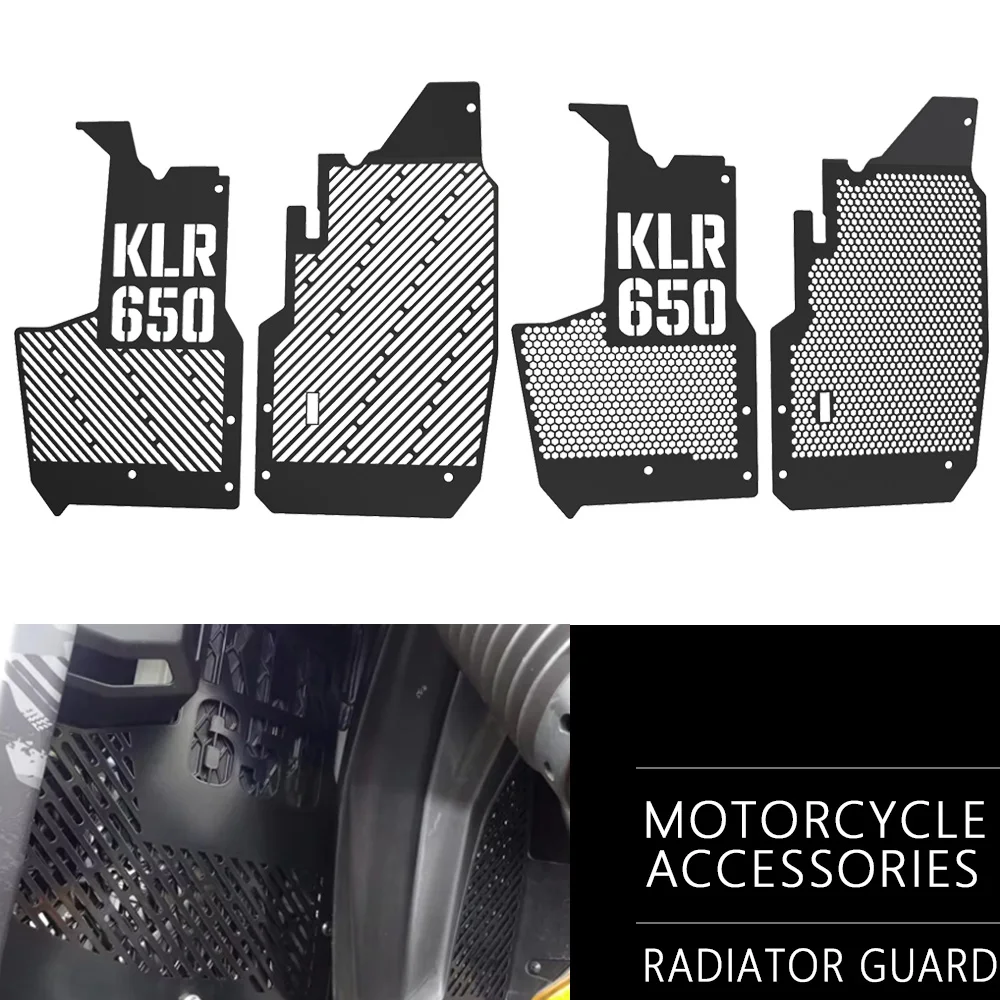 

Motorcycle Radiator Grille Cover Guard Protection Protetor Accessories For Kawasaki KLR650 KLR 650 S Traveler ABS 2022 2023 2024