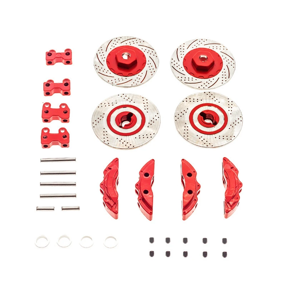 

For TRX4 TRX6 Disc Brake Simulation All-Metal Calipers for Brake Discs Are Suitable for ,Red