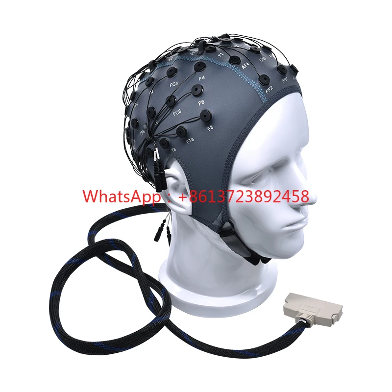 BESDATA High Quality Neurofeedback 32 Channel 100% Nylon EEG Sensor Empty EEG Brain Headsets for EEG