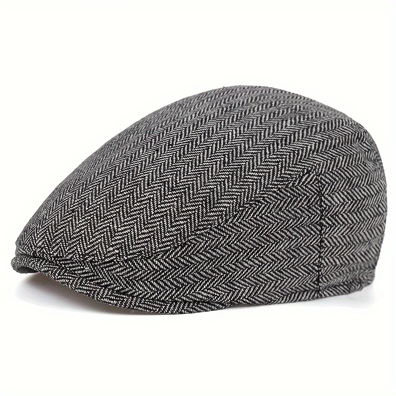 Fashion Berets Men High Quality Autumn Winter Wool Hat Herringbone Newsboy Flat Cap Artist Painter Hat Male Beret Caps gorras