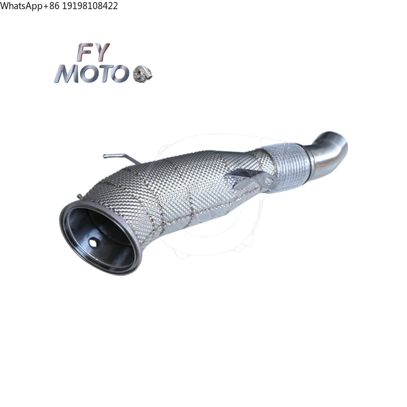 

2024+ Latest Models for BMW G20 G22 M340i M440i Gen 3 B58 Catted Downpipe with Heat Shield