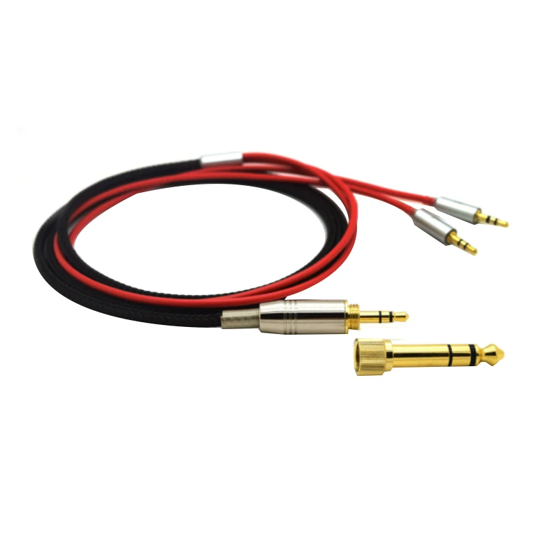 for Hifiman HE400S HE-400I HE560 V2 Replacement Cable Headphone 3.5mm Male 6.35mm to 2X 2.5mm Male Audio HIFI Cord 1.5M