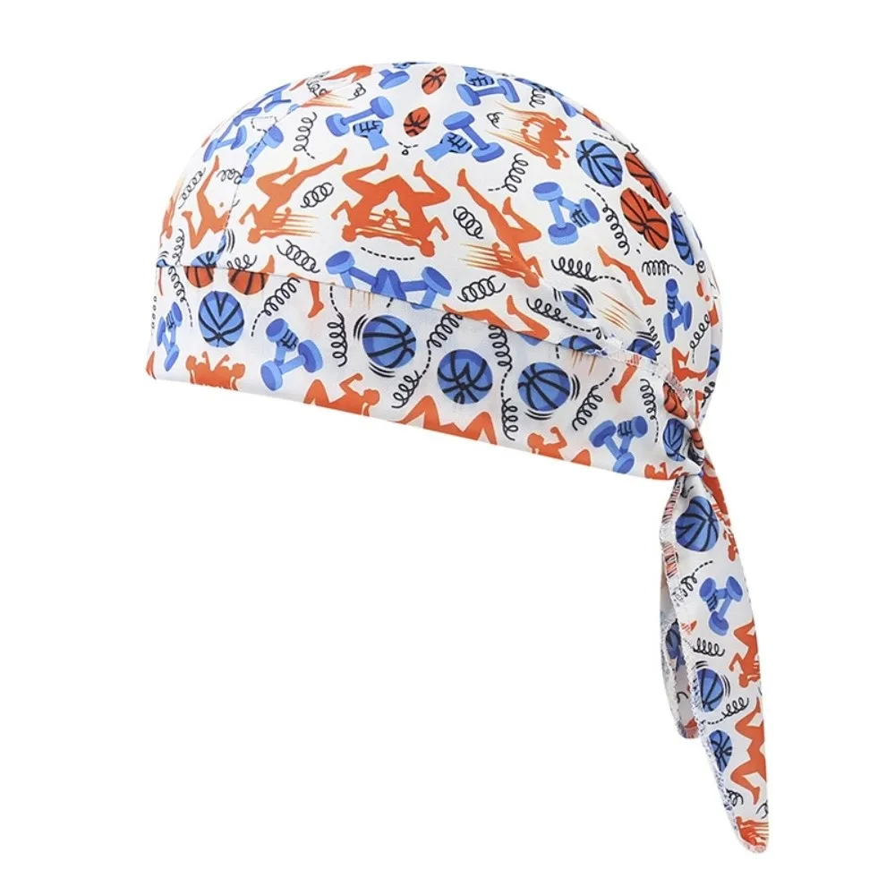 

Fashion Accessory Paisley Print Hijab Caps Quick Dry Breathable Bandana Headscarf Elastic Comfortable Pirate Hat Unisex