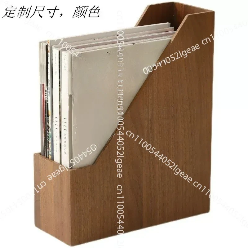 Wooden Filing Cabinet, File Storage, Desktop Book Holder, Storage Box