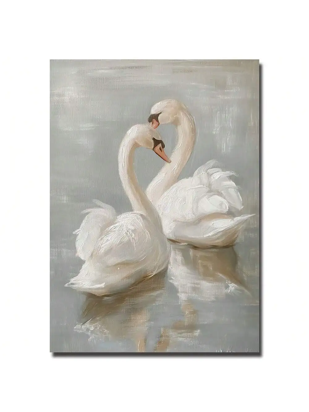 فرملس سوان خمر الفن قماش المشارك مزرعة ريفي الديكور الرجعية اللوحة طباعة لوحة على الحائط لتزيين المنزل ، هدية مثالية