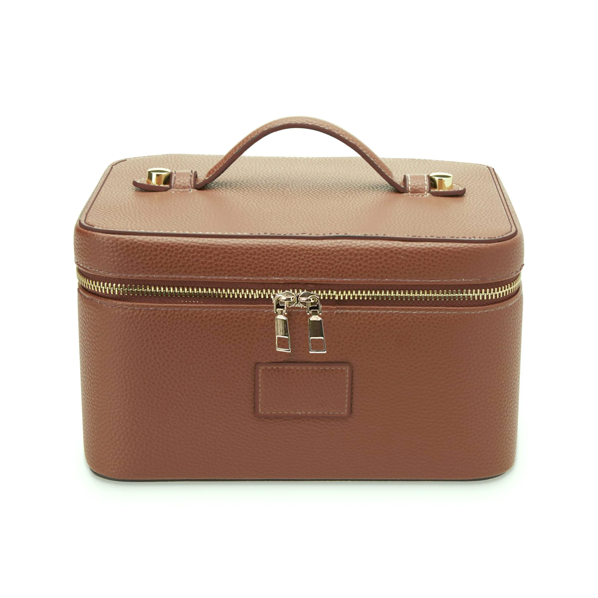 

Portable Cosmetic Bag with Partition Large Capacity Portable Leather Cosmetic Bag Leather Cosmetic Bag