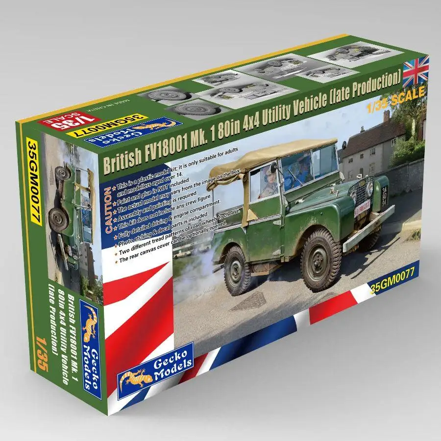 

Модели Gecko 35GM0077 1/35 Британский FV18001 Mk. 1 Уличный автомобиль 80 дюймов 4x4 (производство конец)