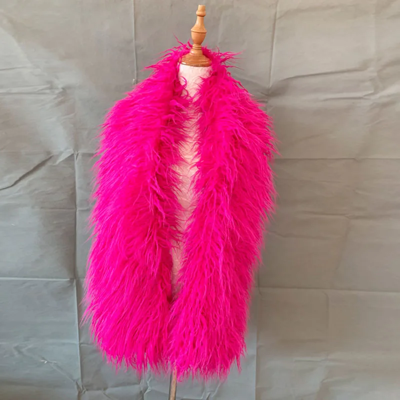 Winter Night Shop Avondfeest Pluche Fashion Faux Fur Lange Alternatief Sjaal