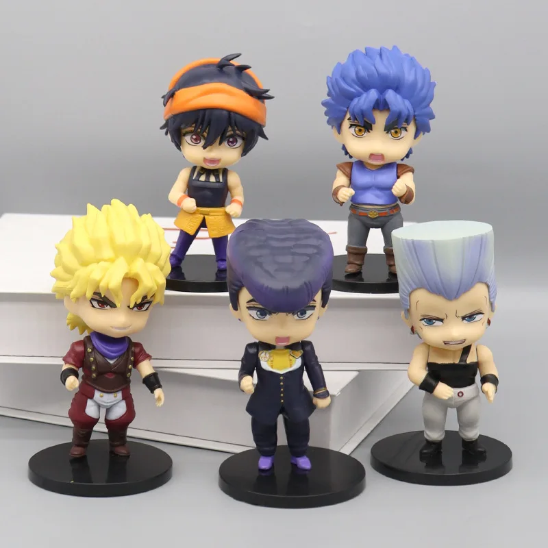 JOJOs Bizarre Adventure Dio Brando Jonathan Joestar Higashikata Josuke Jean Pierre Polnareff) Action figure toys Christmas gift