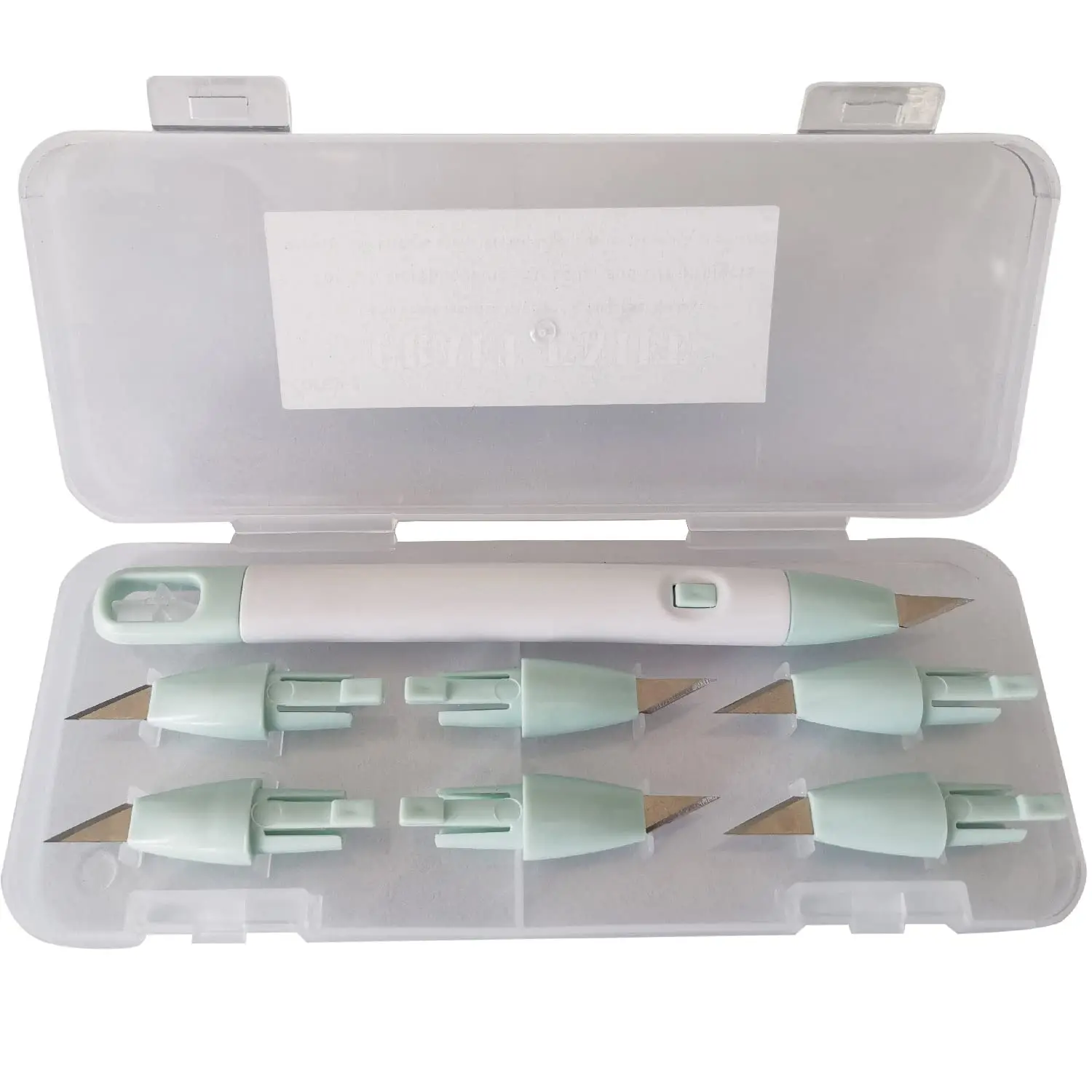 1 Pc Craft Hobby Knife  Knife with 7 Pcs Knife Blades,Basic Knife Setfor Art,Scrapbooking,Stencil,Precision Carving Craft Knife