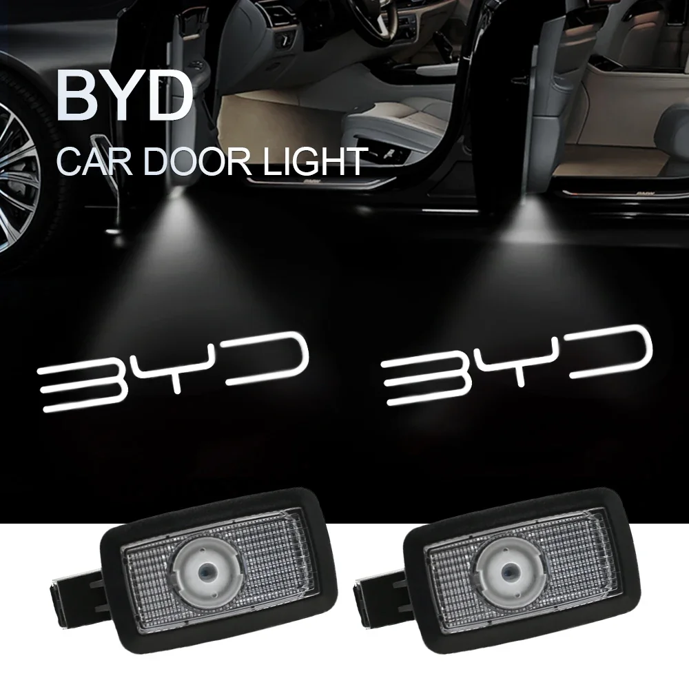 Welcome Car Door Light For BYD Han Song Pro Plus Accessories E9 Destroyer 07 Tang Generation