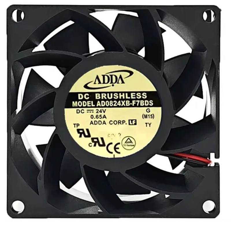 

Новый охлаждающий вентилятор для ADDA AD0824XB-F7BDS DC24V 0,65A 8038 8 см инверторный шариковый охлаждающий вентилятор 80*80*38 мм