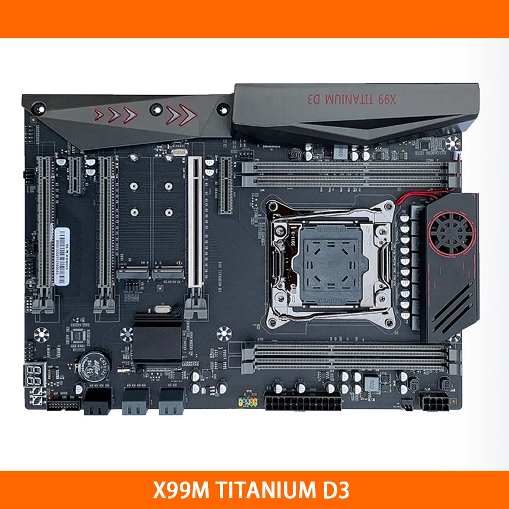 

X99 For JGINYUE X99M TITANIUM D3 LGA 2011-3 DDR3 256G ATX Desktop Motherboard High Quality Fast Ship