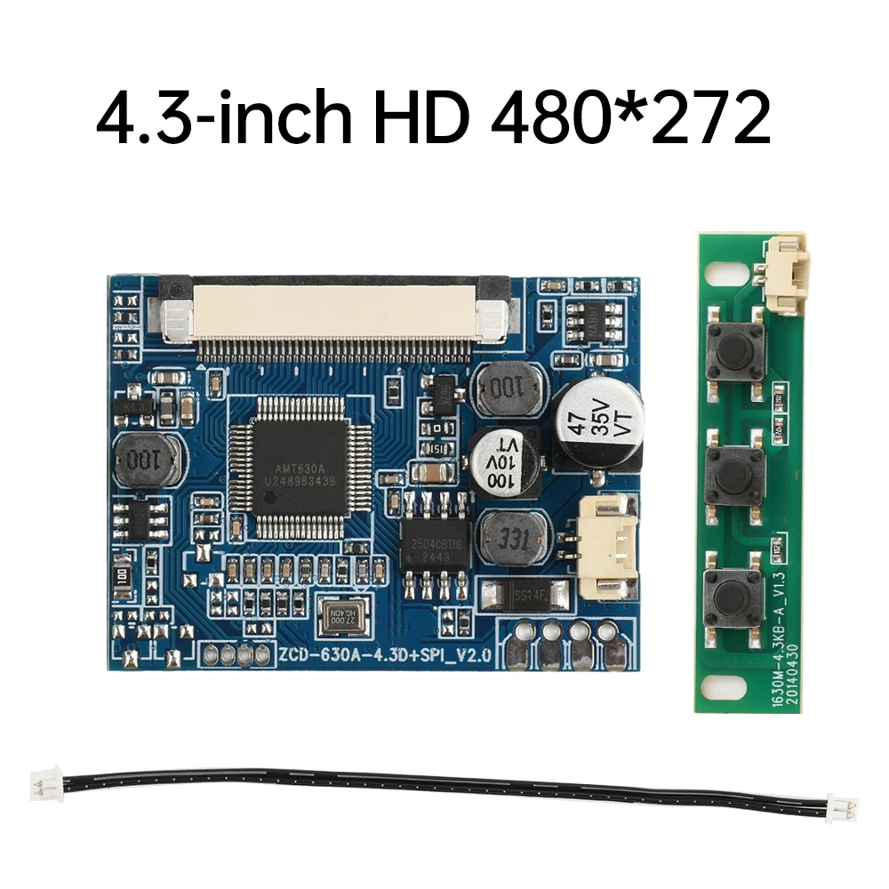 4,3/5-Zoll-LCD-Monitor-Treiberplatinen-Modul-Kit, Monitor-Motherboard für Auto-Audio-Video-Digitalbilderrahmen – Detail 3
