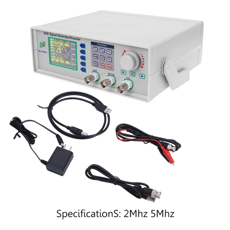 Generator LCD Display Waveforms Digital Control Frequency Counter Meter