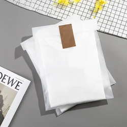 50Pack Frosted Clear Plastic Package Large Capacity T-shirt Packaging Clothing Store Special Gift Bag OPP Bag