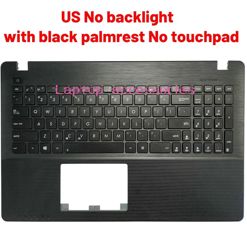 Teclado de laptop russo/eua para asus x552 x552c x552mj x552e x552ea x552ep x552l x552la x552cl r510l r510c r513 apoio para as mãos superior