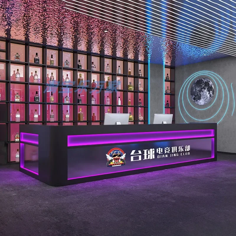 ZTable Atelier Restaurant Furniture Beauty Center Reception Checkout Counter For Supermarket Modern Plexiglass Promotional Salon