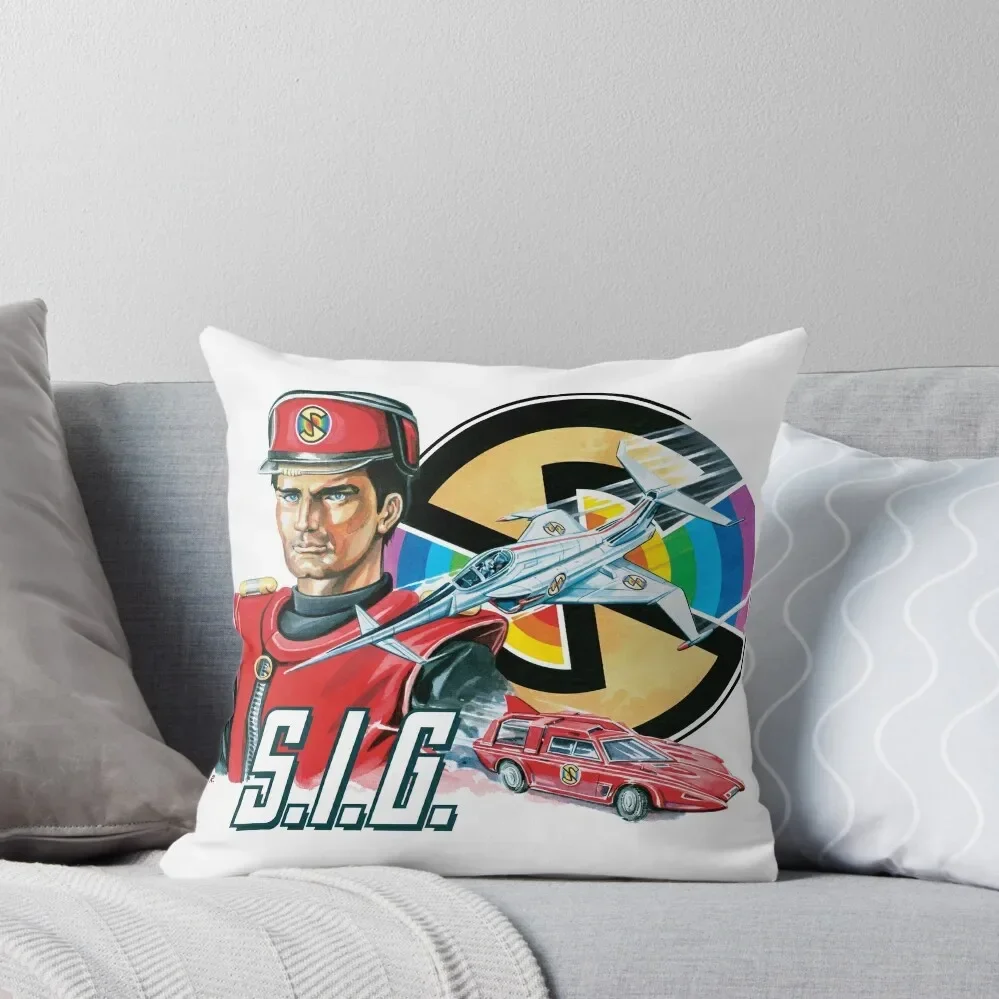 

Captain Scarlet Spectrum is Green! Throw Pillow Cushions Cover Christmas Cushion For Home christmas supplies pillow