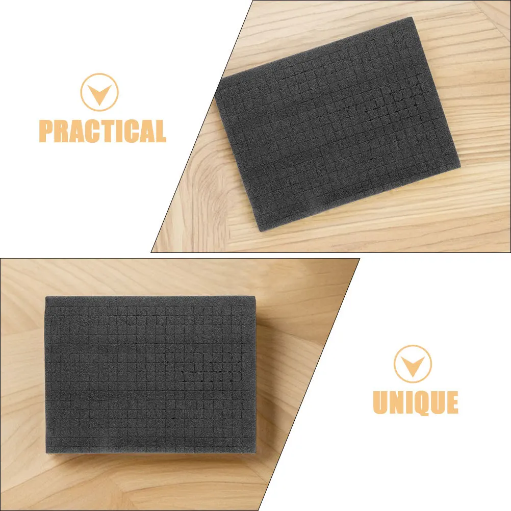 2 قطعة سميكة الأسود Epe اللؤلؤ القطن رغوة إدراج ل أداة صندوق درج بطانة اختيار نتف شبكة تصميم للصدمات عدم الانزلاق أداة خزانة