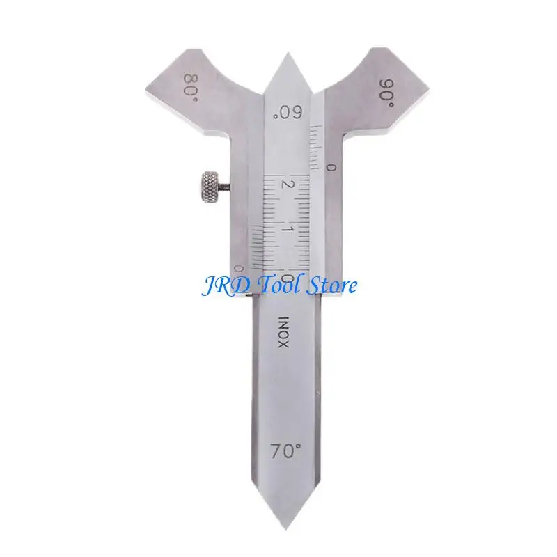

A2UD Welding Seam Gauge 0-20mm Stainless Steel Manual Weld Inspection Tool Anti-Rust