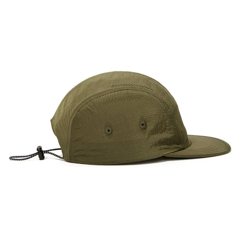 

Бейсбольная кепка с плоскими полями в японском стиле, регулируемая дышащая быстросохнущая кепка с мягким верхом, однотонная кепка с солнцезащитным козырьком унисекс