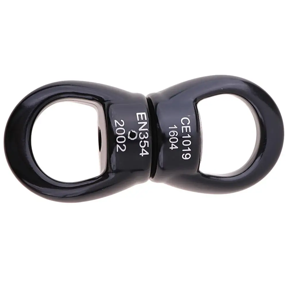 30kN Rappel Device Rotator Rope Swivel Outdoor Climbing Carabiner Rappelling Equipment